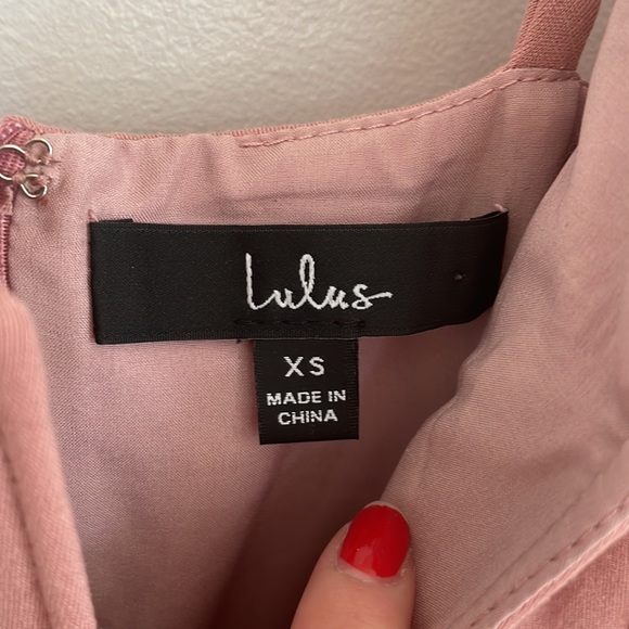 Lulus Women’s XS Deep V High Low Dress - Picture 2 of 4